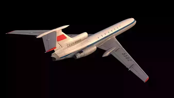 Tu-154 3D model