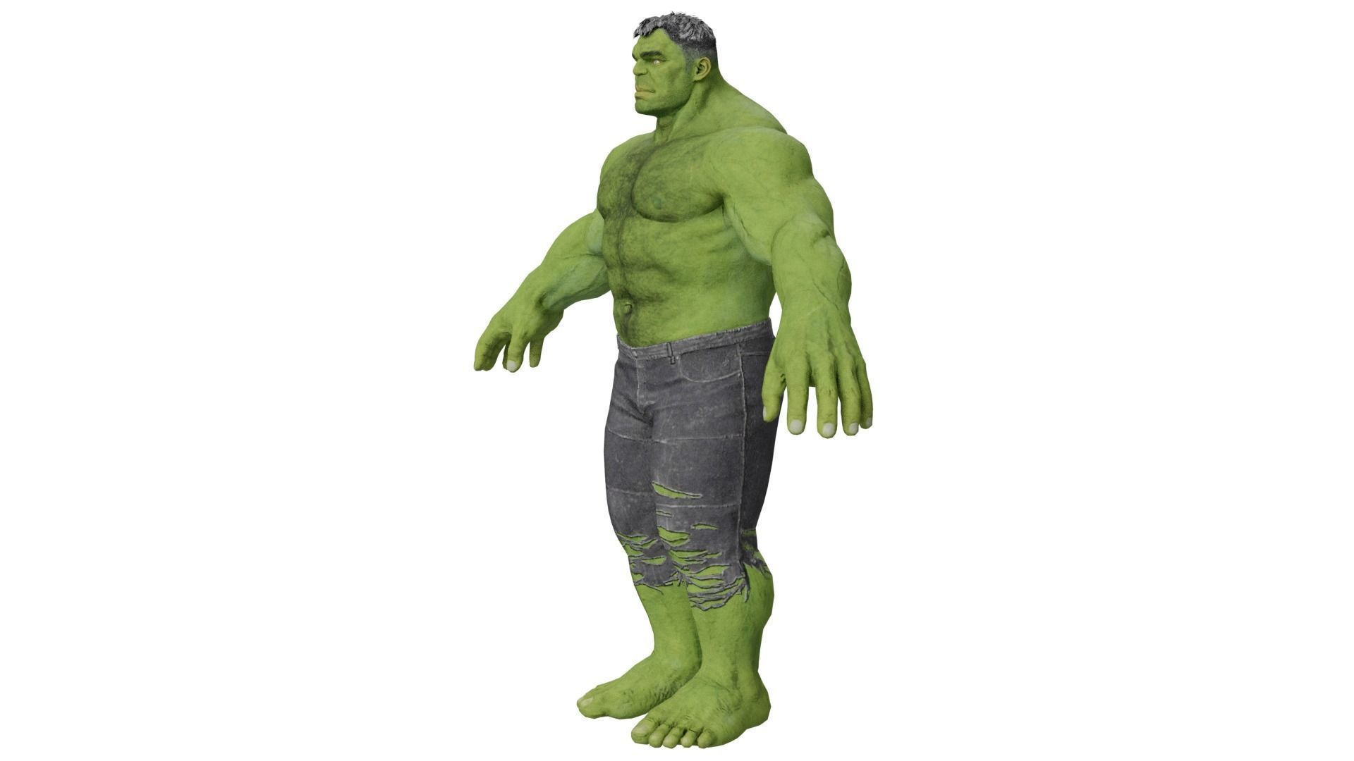 Hulk 3d Print 3D model_2