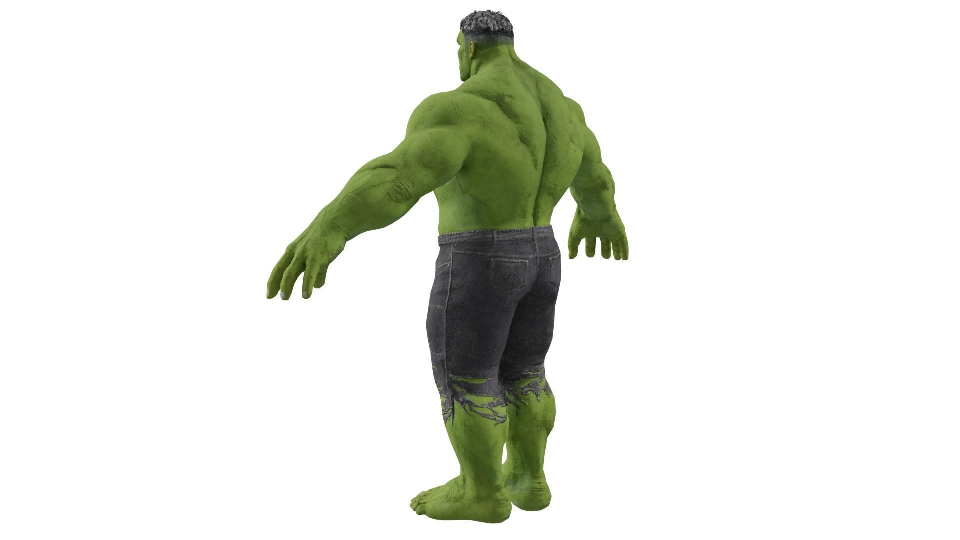 Hulk 3d Print 3D model_4