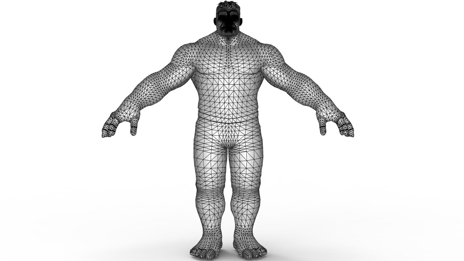 Hulk 3d Print 3D model_11