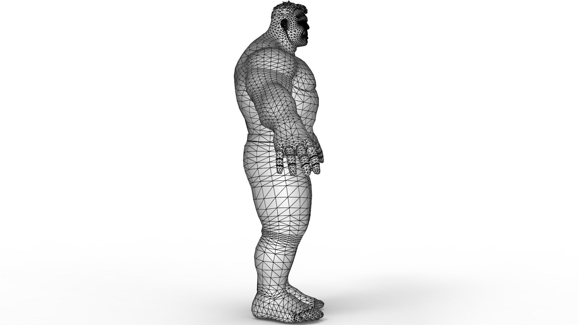 Hulk 3d Print 3D model_17