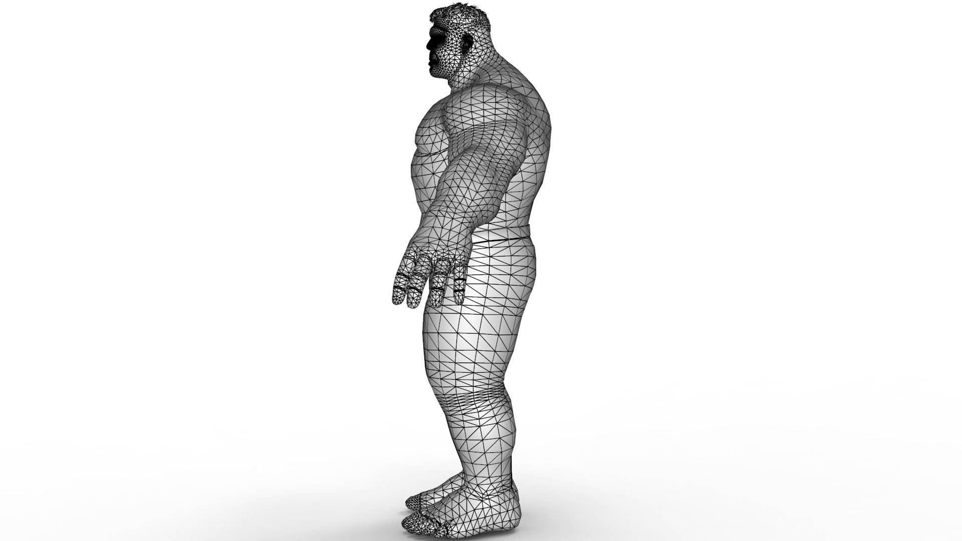 Hulk 3d Print 3D model_13