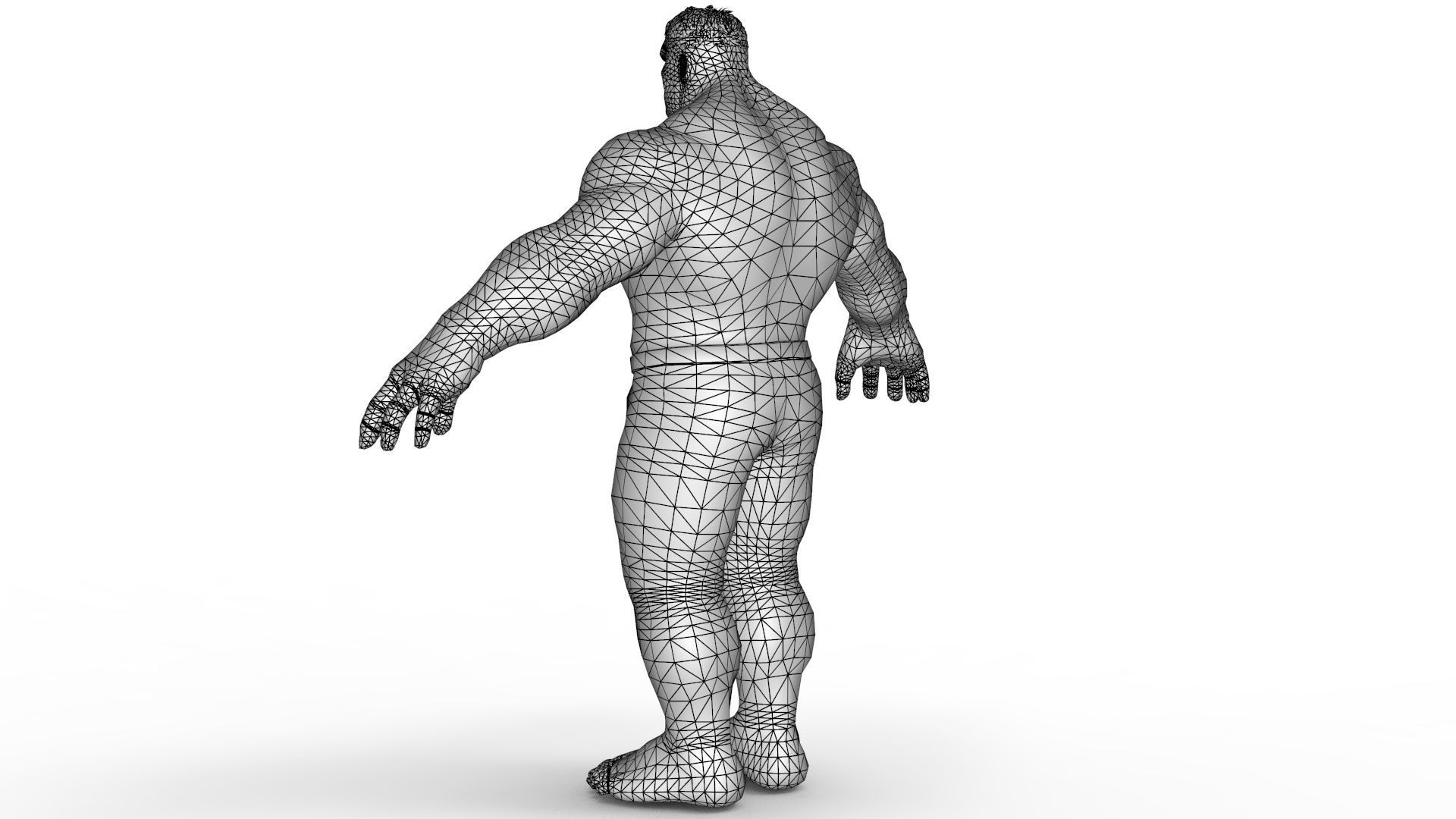 Hulk 3d Print 3D model_14