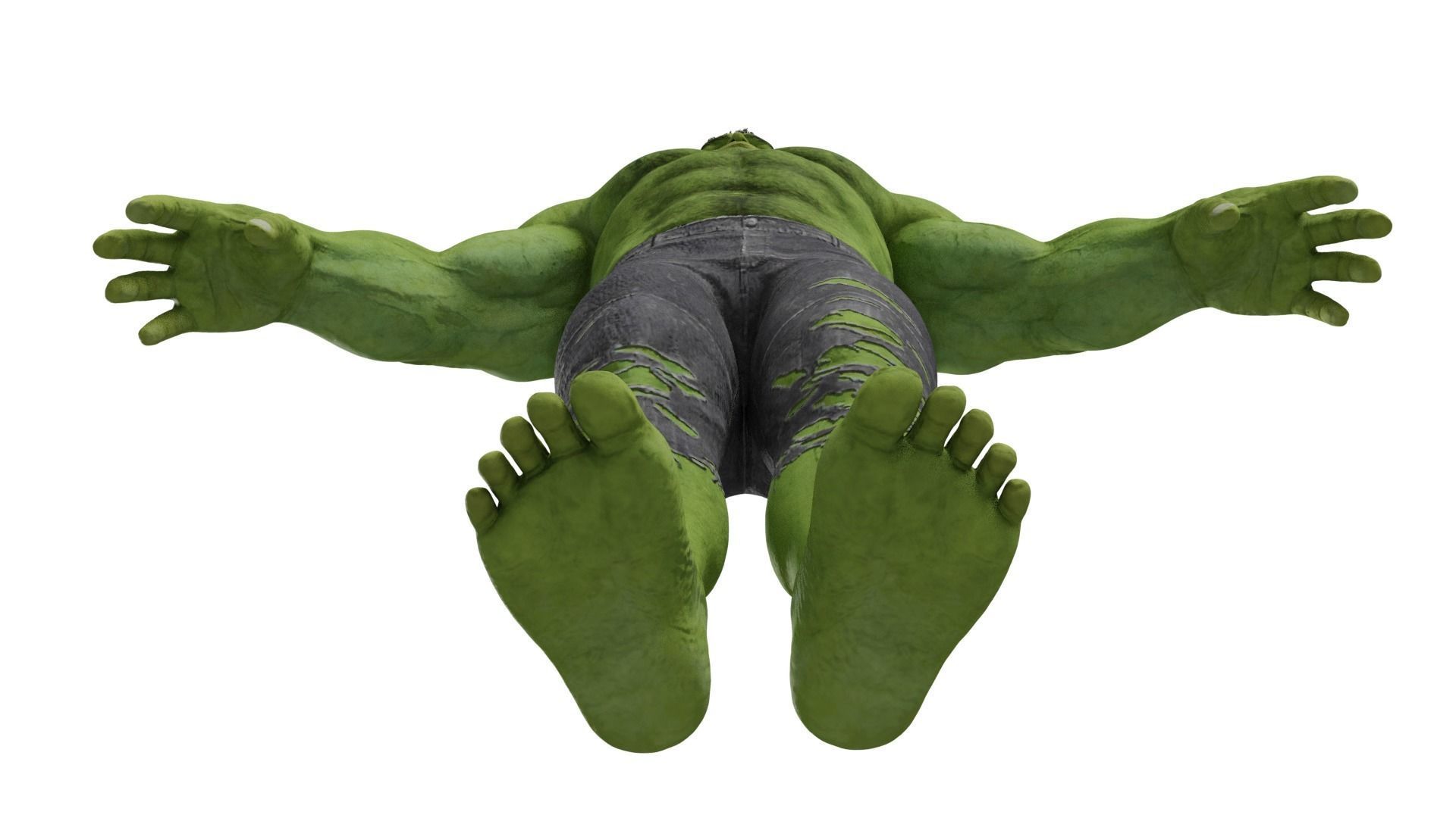 Hulk 3d Print 3D model_9