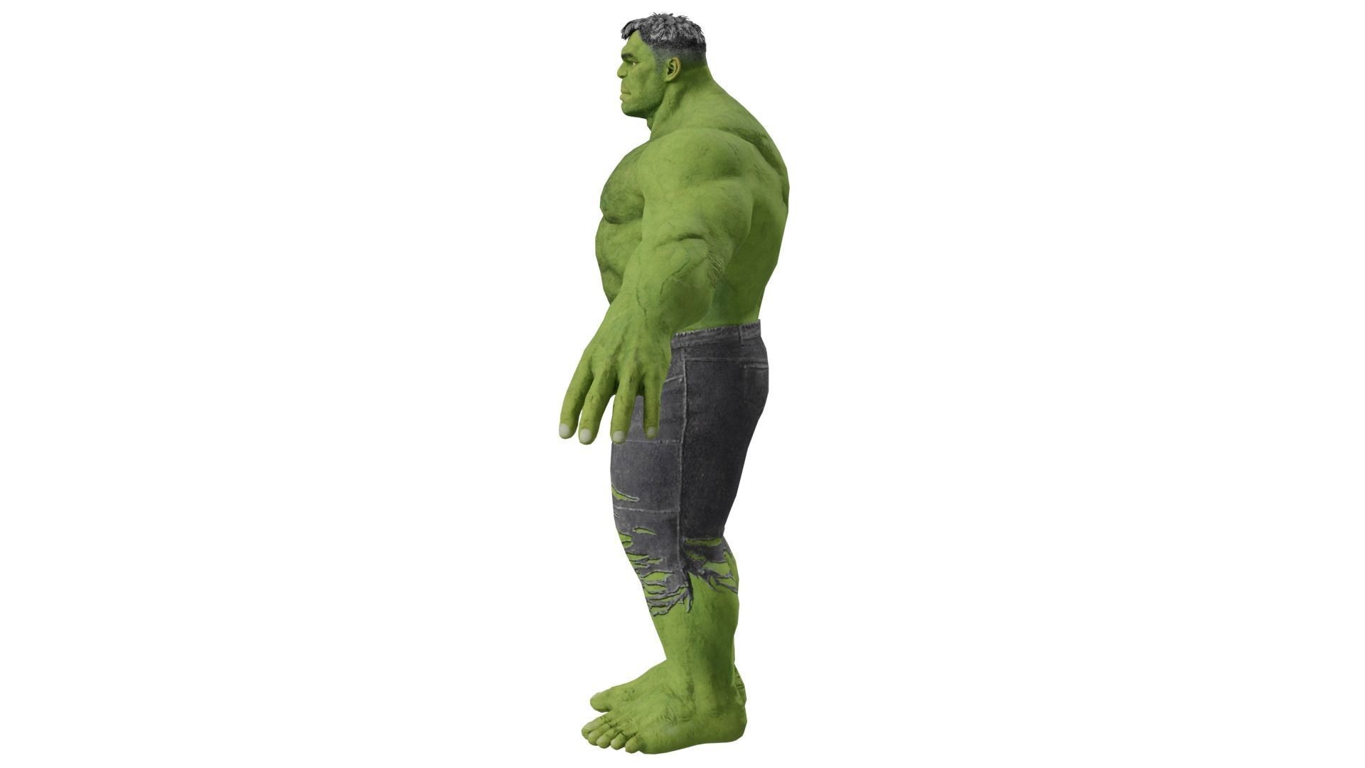 Hulk 3d Print 3D model_3