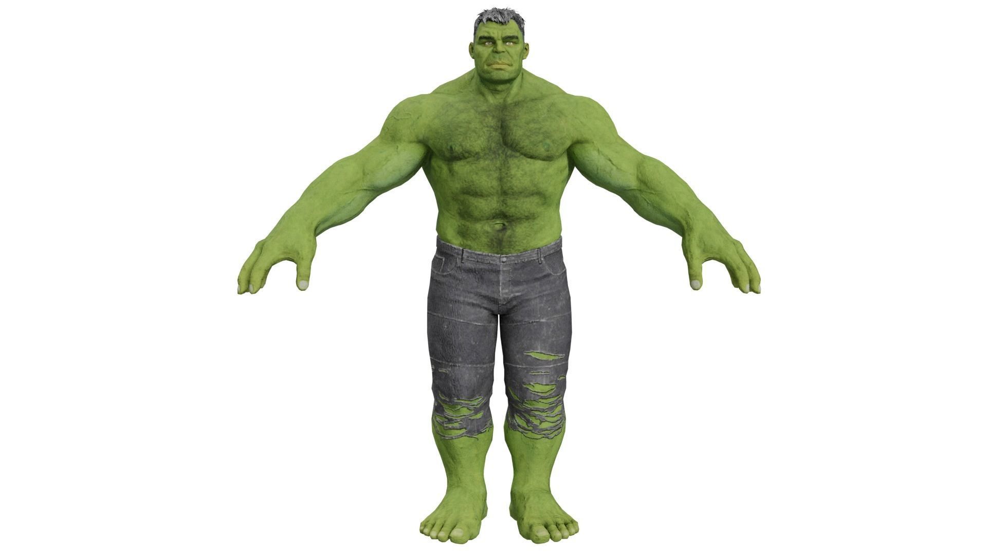 Hulk 3d Print 3D model_1