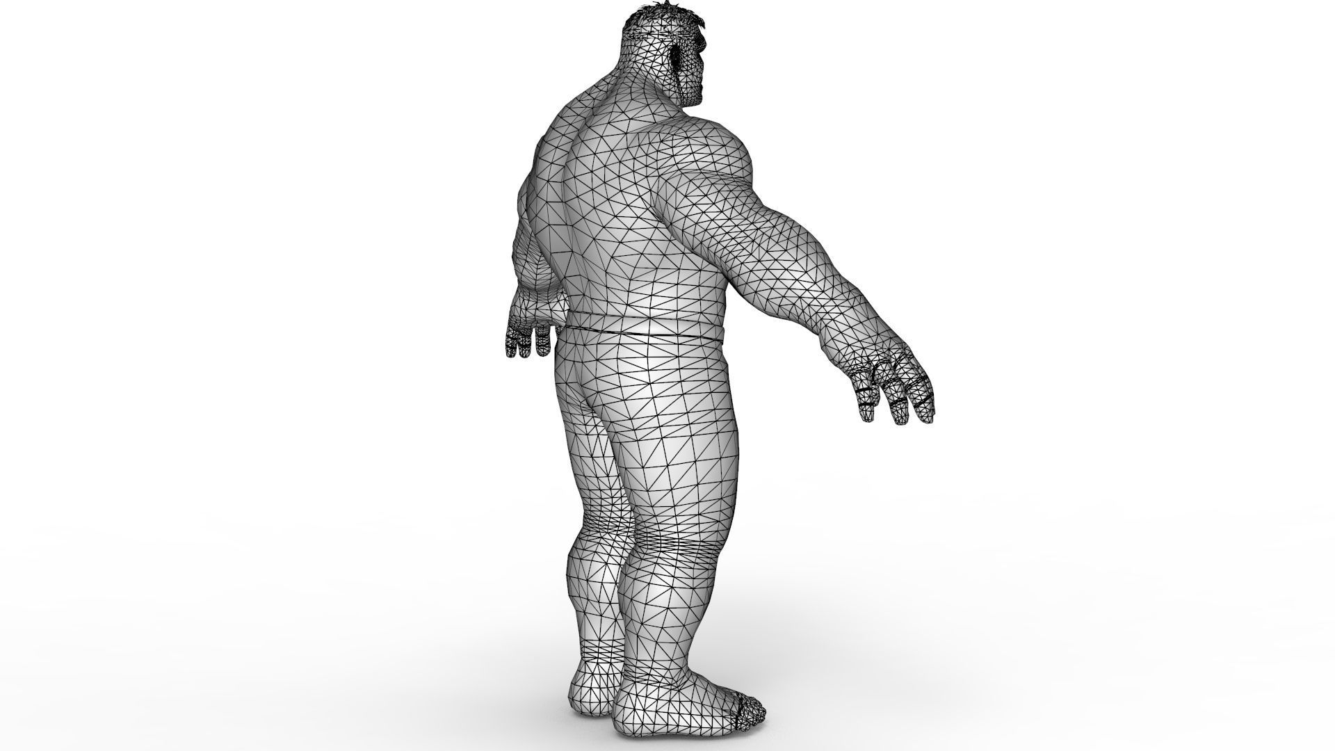 Hulk 3d Print 3D model_16