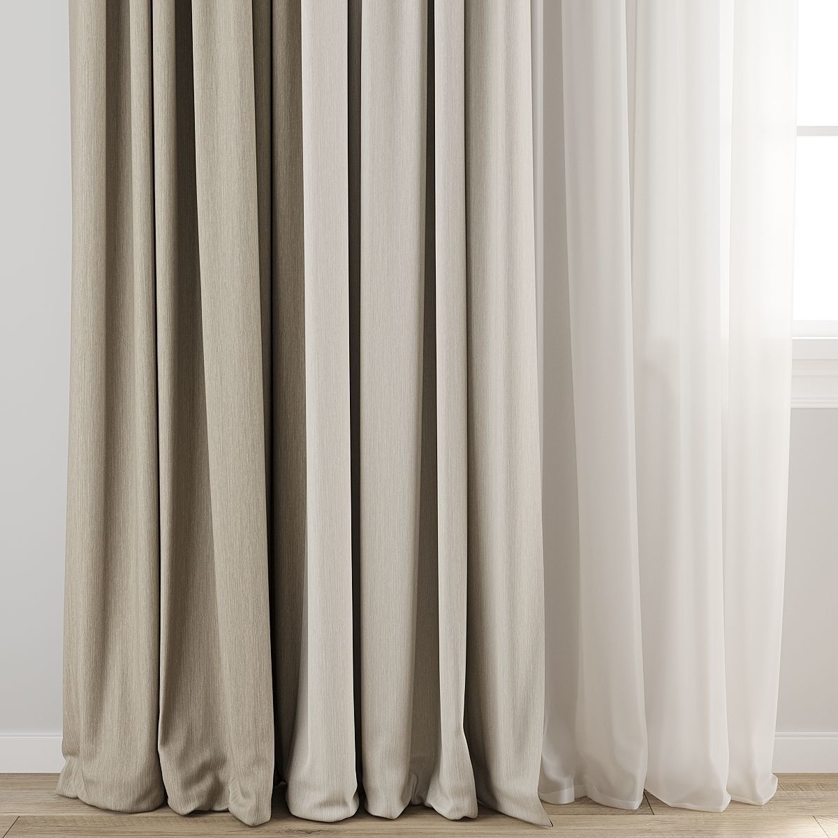 Curtain 820 3D model_4