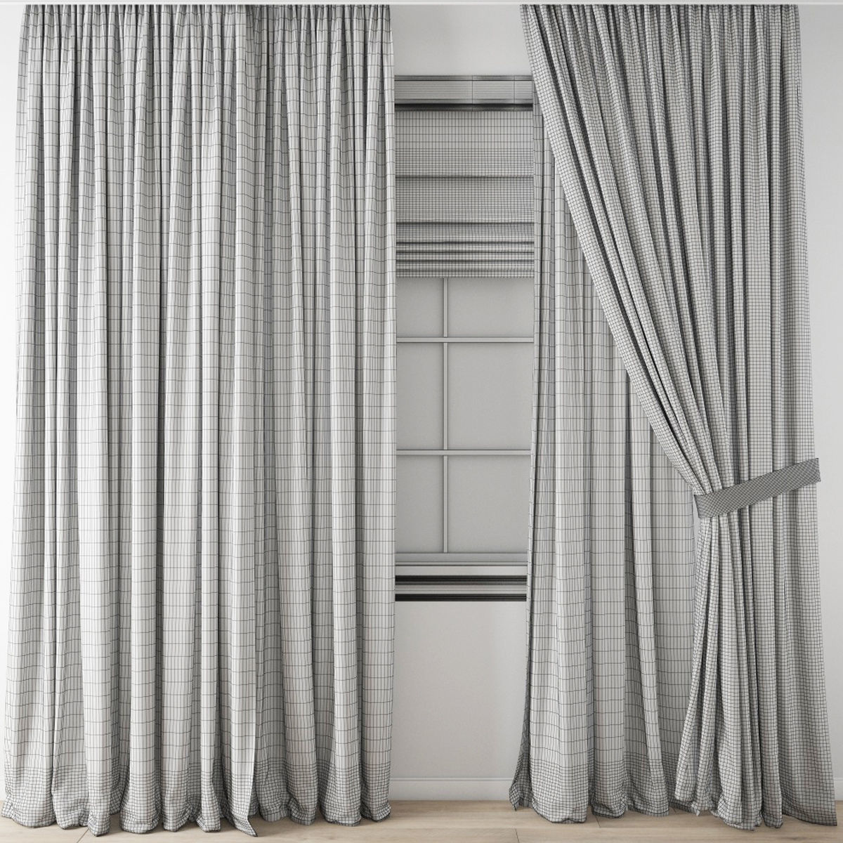 Curtain 820 3D model_2