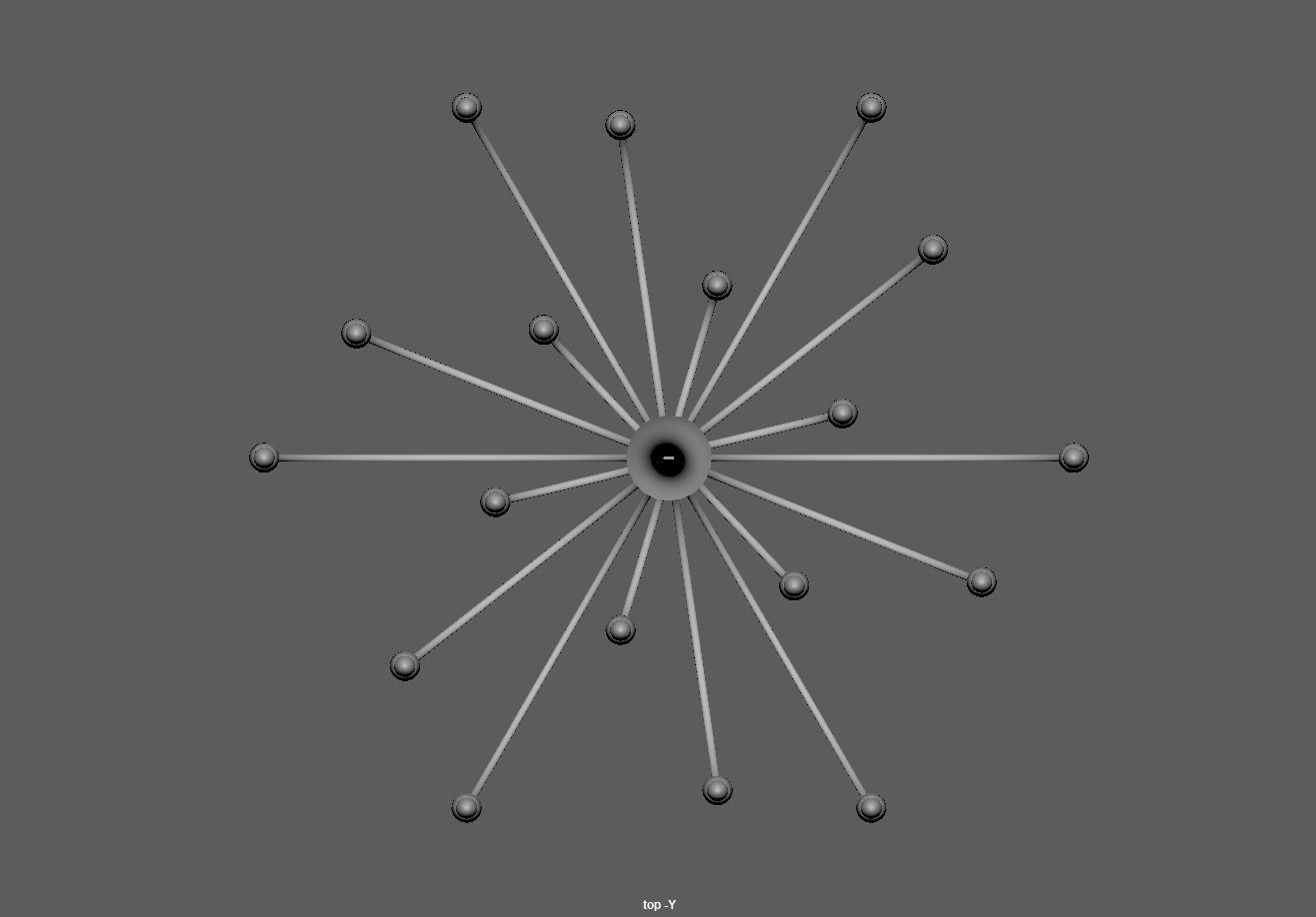 Modern Classic Large Black Chandelier  Low-poly 3D model_9