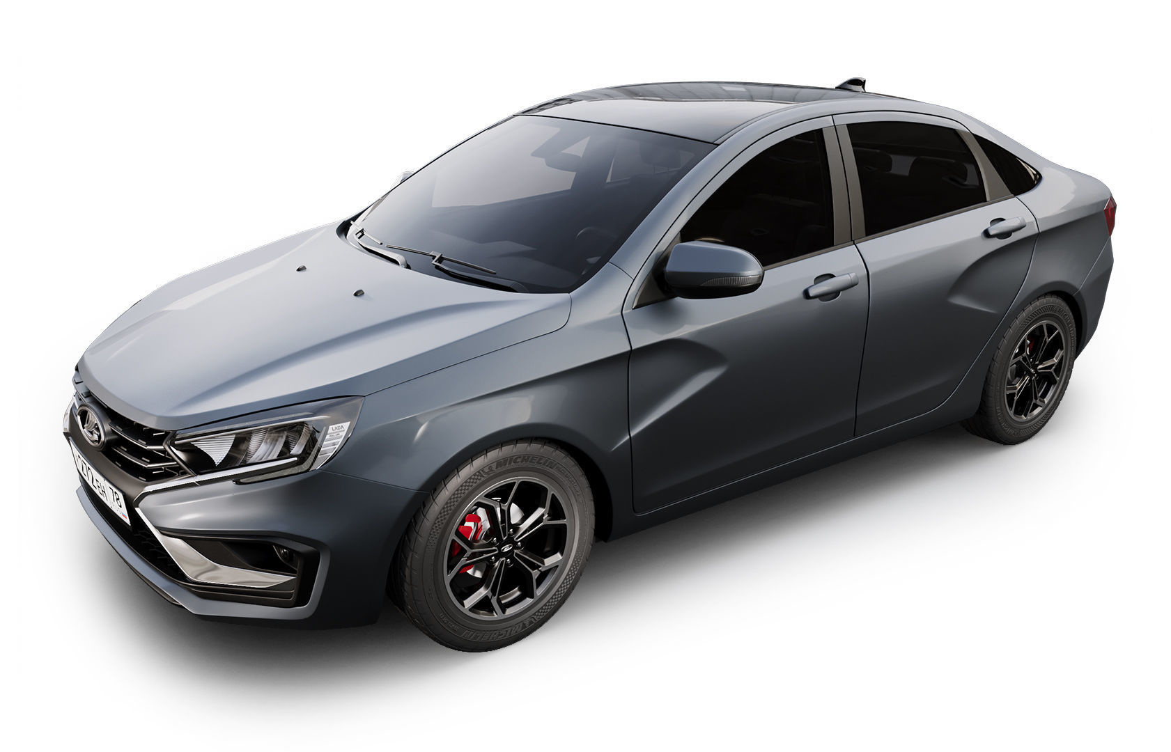 3D model Lada vesta sedan 2023 VR / AR / low-poly | CGTrader