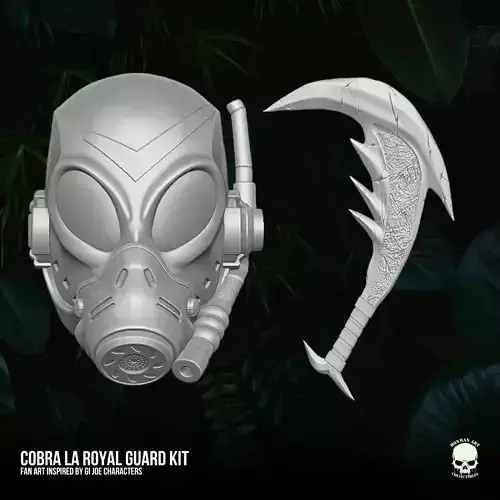 Cobra La Royal Fan Art 3D printable File For Action Figures 