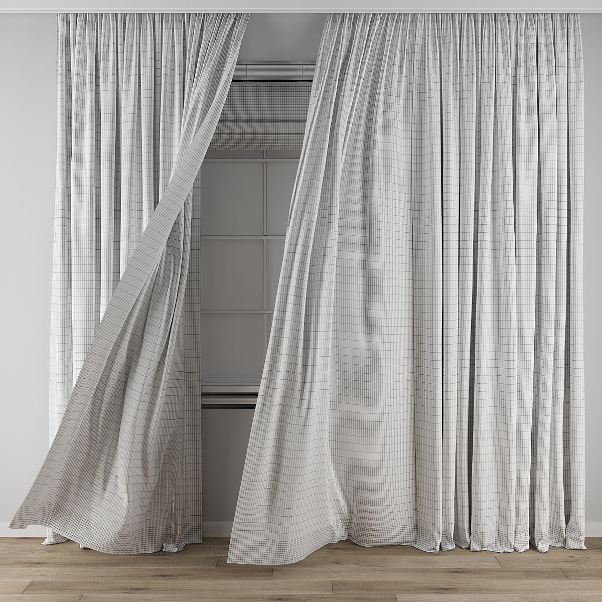 Curtain 821 3D model_2