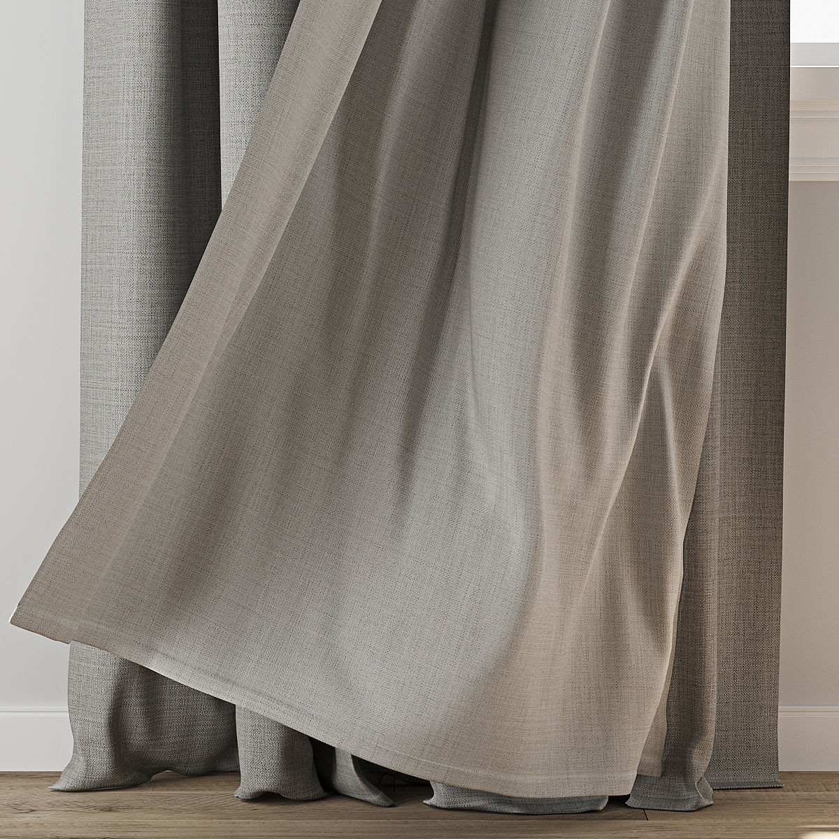 Curtain 821 3D model_1