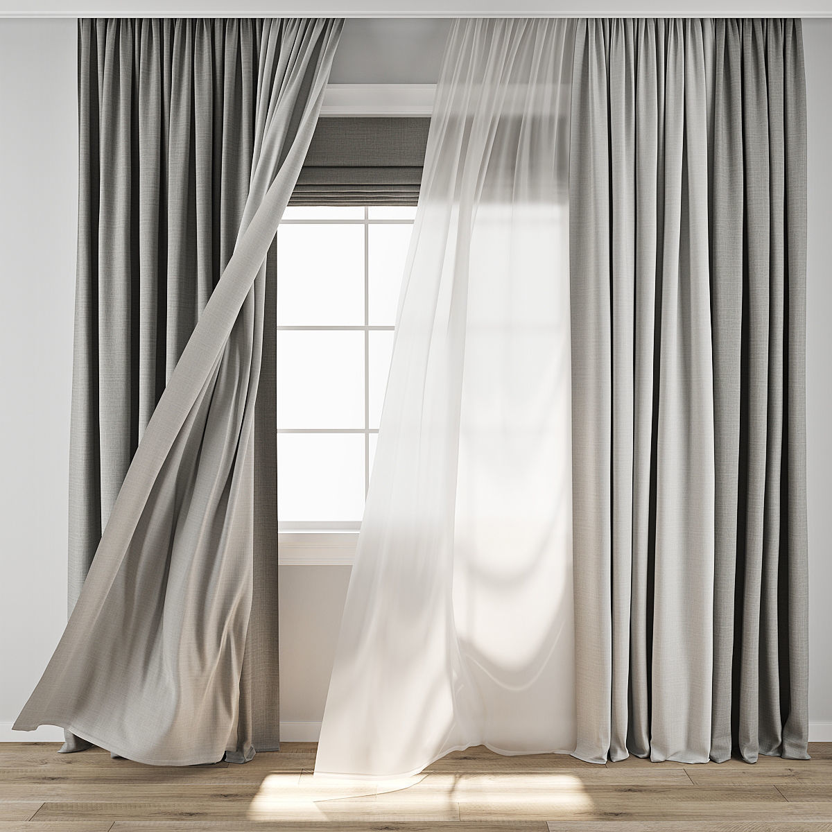 Curtain 821 3D model_3