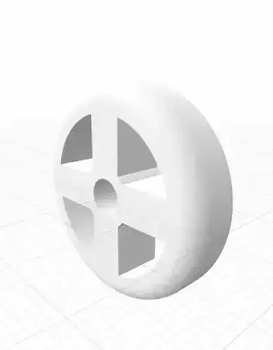servo weel 3D print model