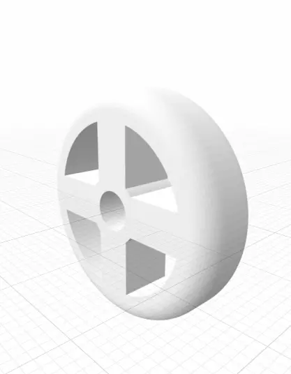 servo weel 3D print model_0