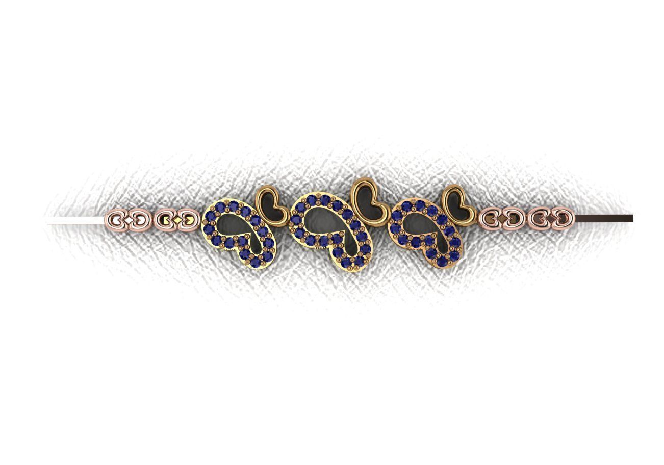 wristband men design 21 piece drawings wristbands wristbands 3D print model_6