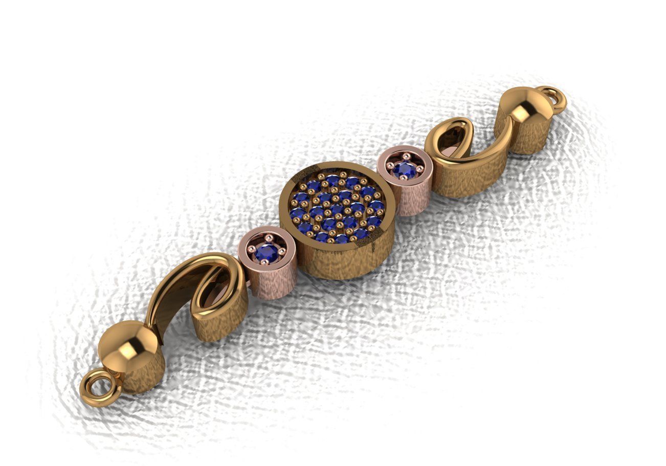 wristband men design 50 piece drawings wristbands  wristbands 3D print model_37