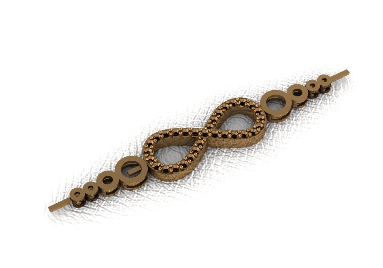 wristband men design 50 piece drawings wristbands  wristbands 3D print model_47