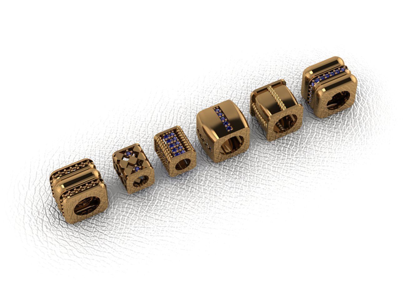 wristband men design 50 piece drawings wristbands  wristbands 3D print model_30