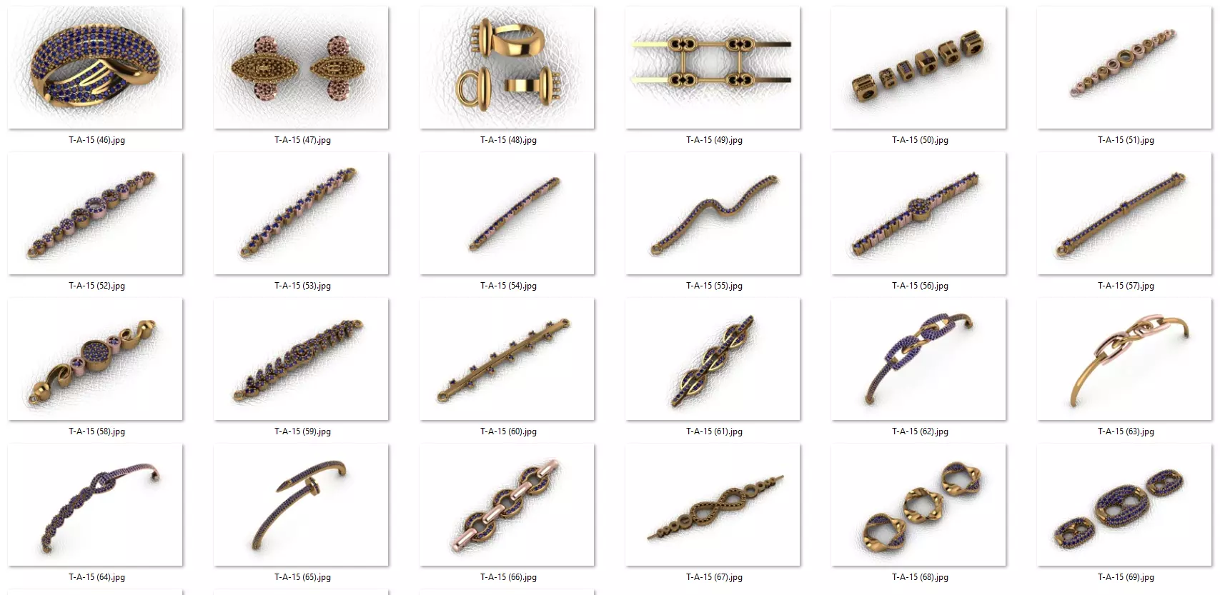 wristband men design 50 piece drawings wristbands  wristbands 3D print model_0