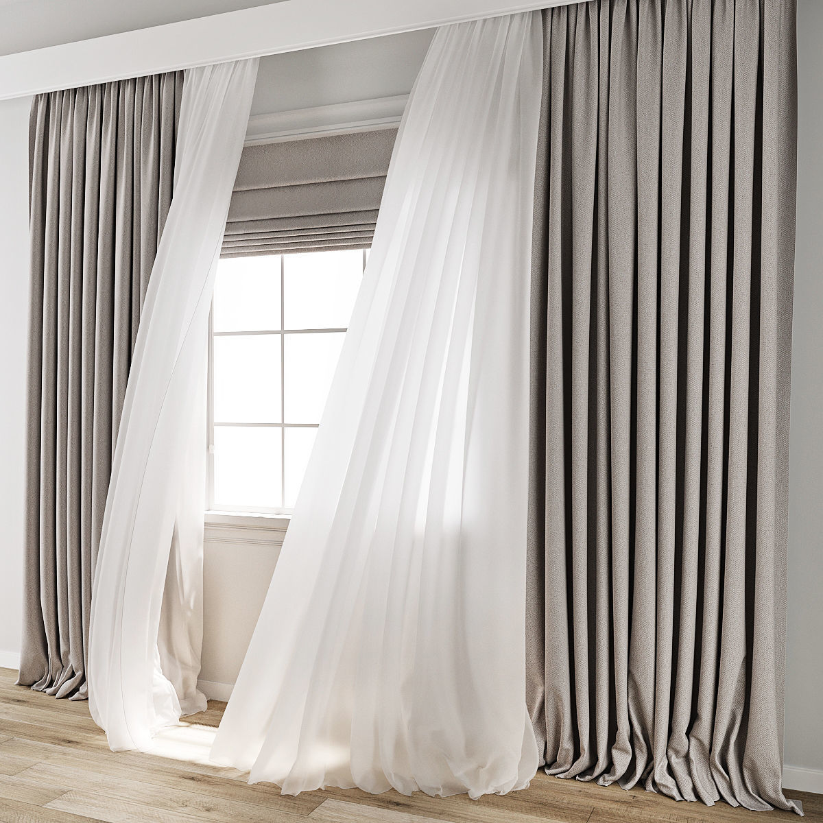 Curtain 824 3D model_6