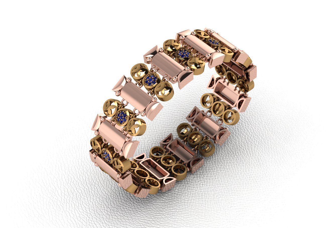 wristband men design 36 piece drawings wristbands  wristbands 3D print model_27