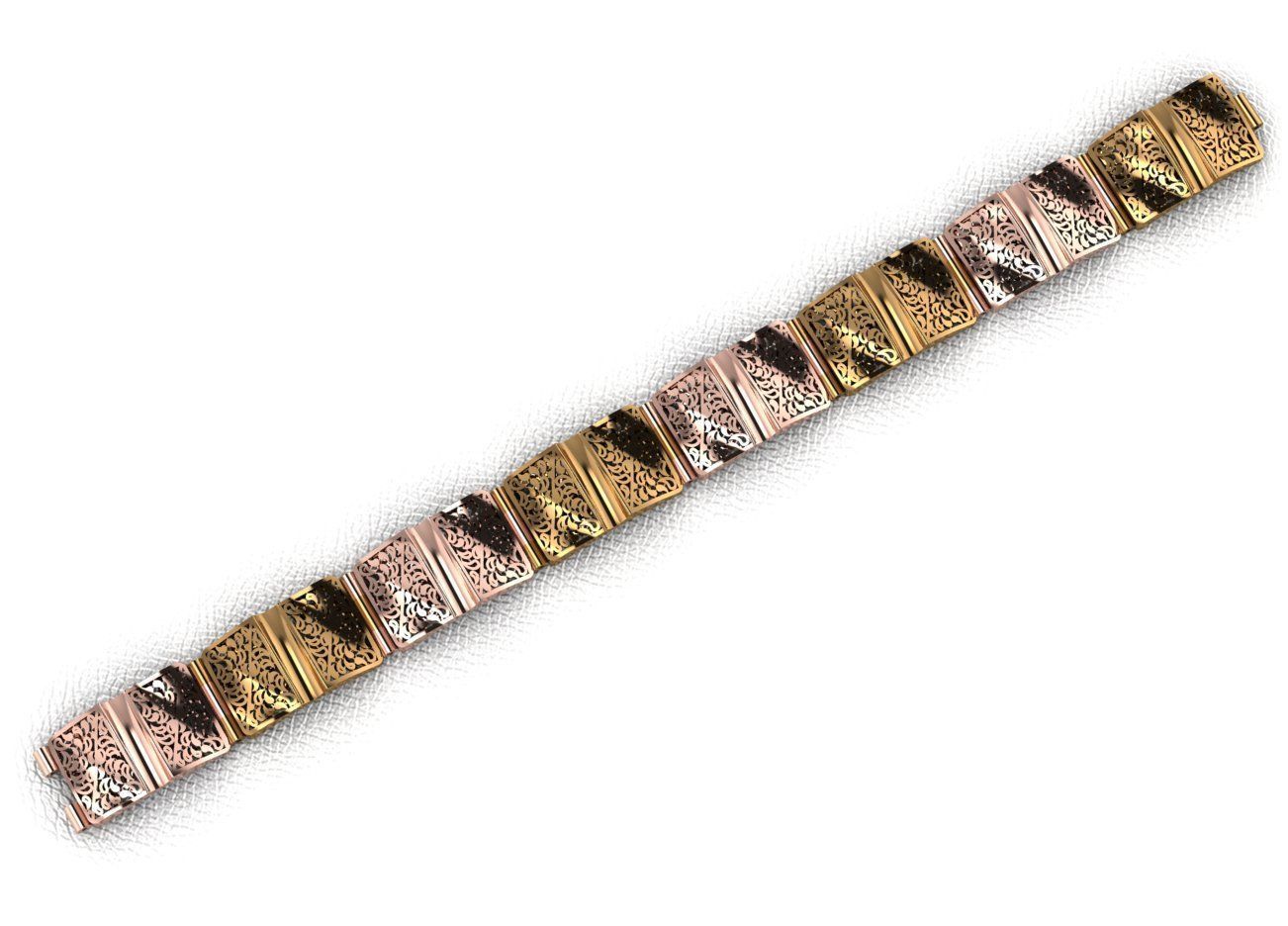 wristband men design 36 piece drawings wristbands  wristbands 3D print model_9