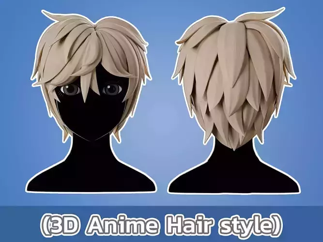 Anime hair style 05