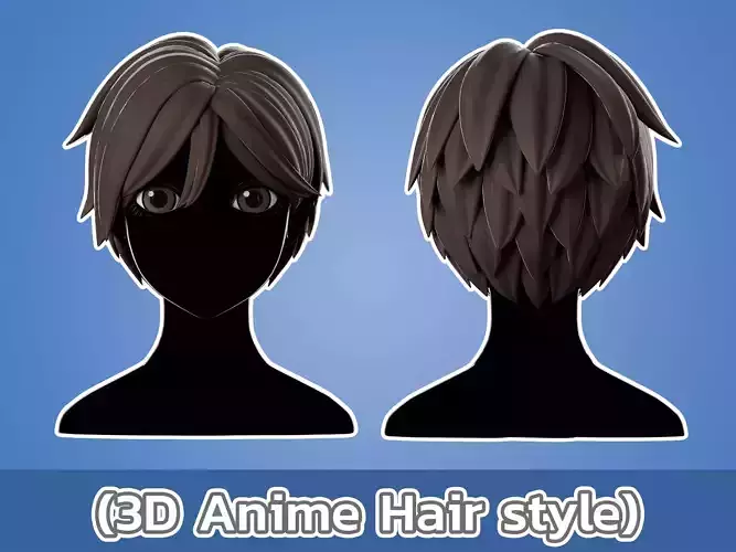 Anime hair style 06