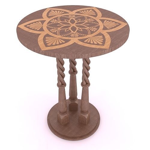 decorative table Free 3D model
