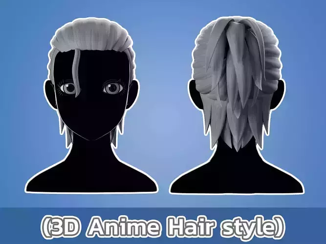 Anime hair style 07