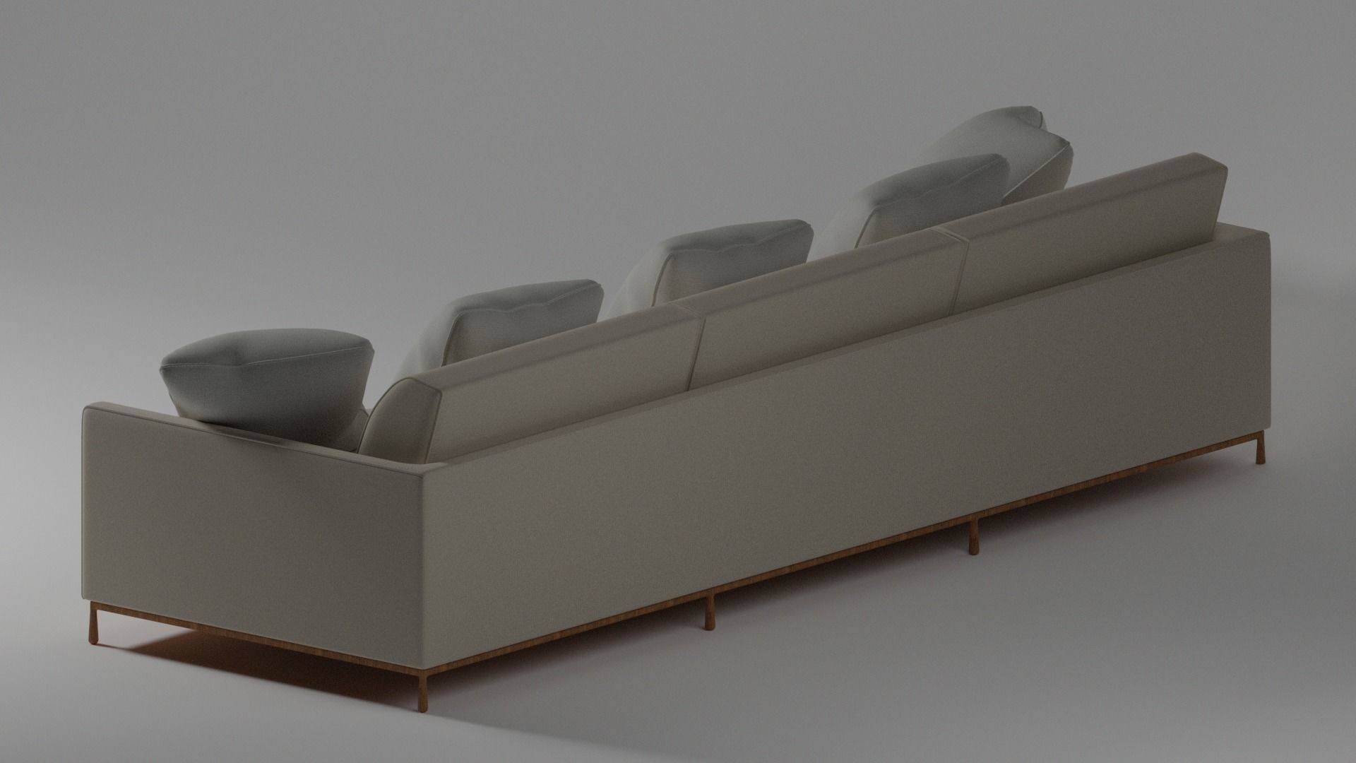 Heavenly 3-Seater Sofa 3D model_5