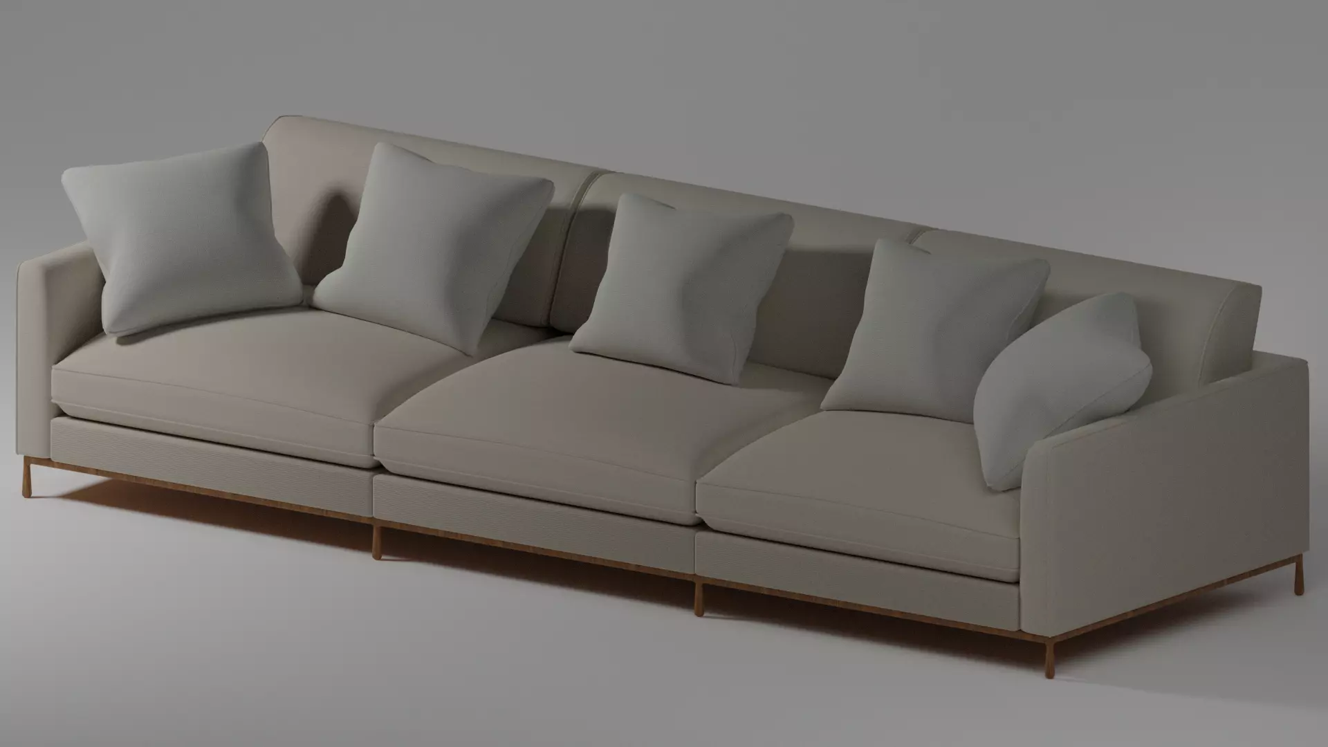 Heavenly 3-Seater Sofa 3D model_0