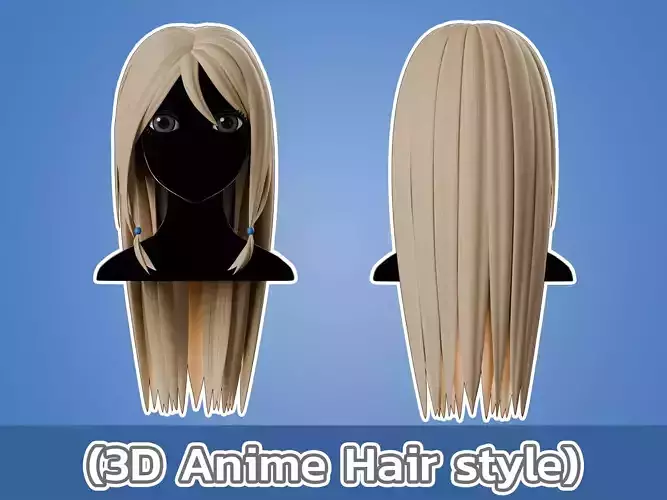Anime hair style 09