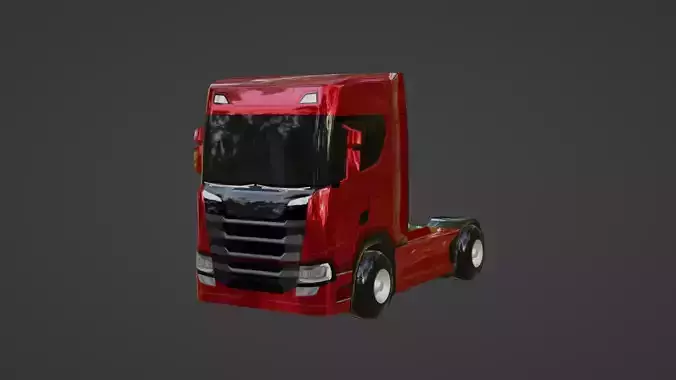 TRUCK- LOW POLY