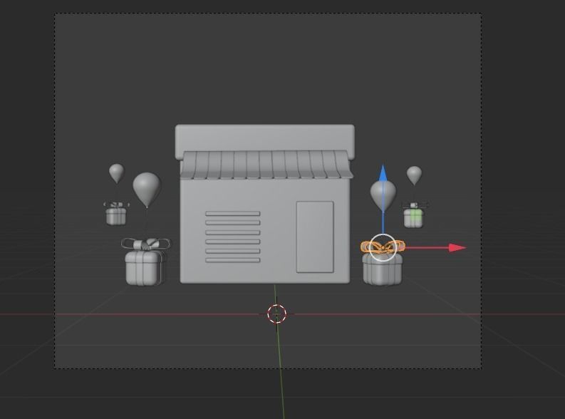 Online Store 3d Illustration Icon Pack 3D model_31