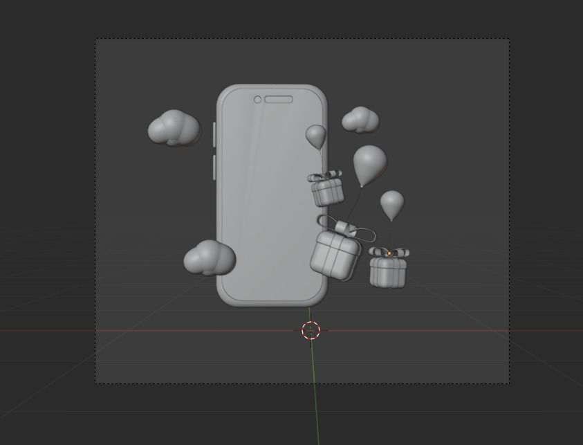 Online Store 3d Illustration Icon Pack 3D model_22