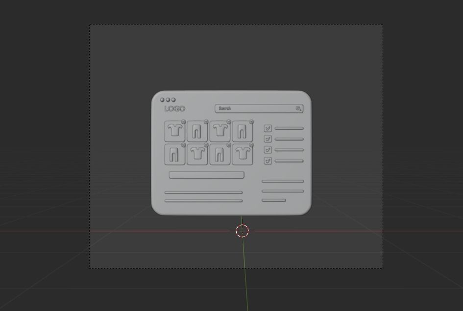 Online Store 3d Illustration Icon Pack 3D model_7
