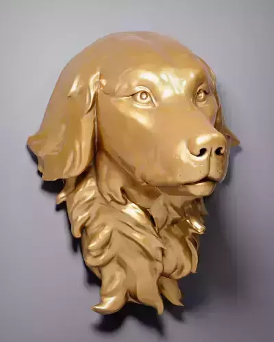 Golden Retriever Head 