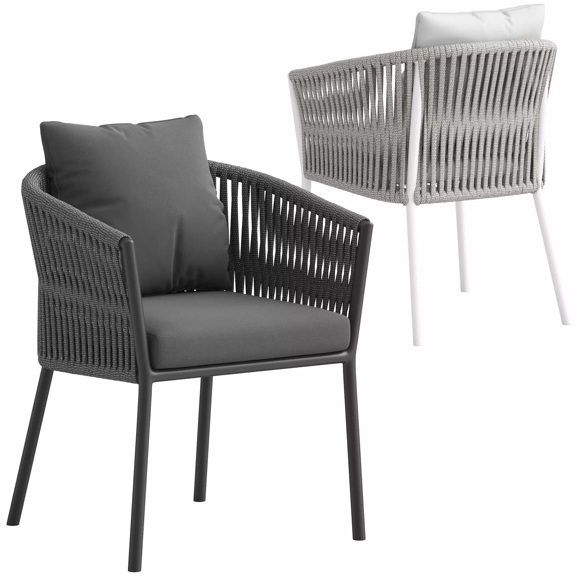 Coco Republic Catalina Outdoor Dining Chair 3D model