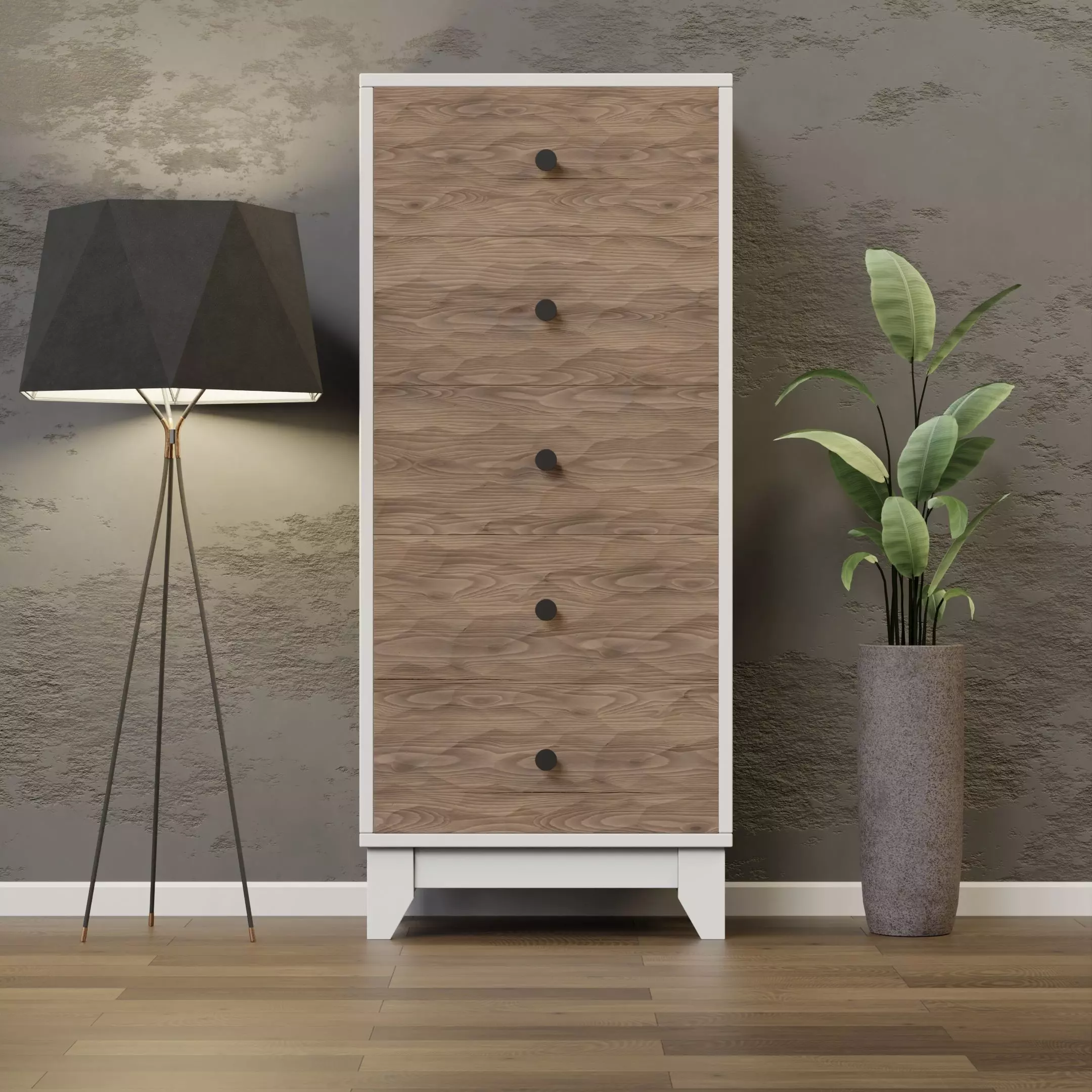 Modern Ikea Drawer Free 3D model