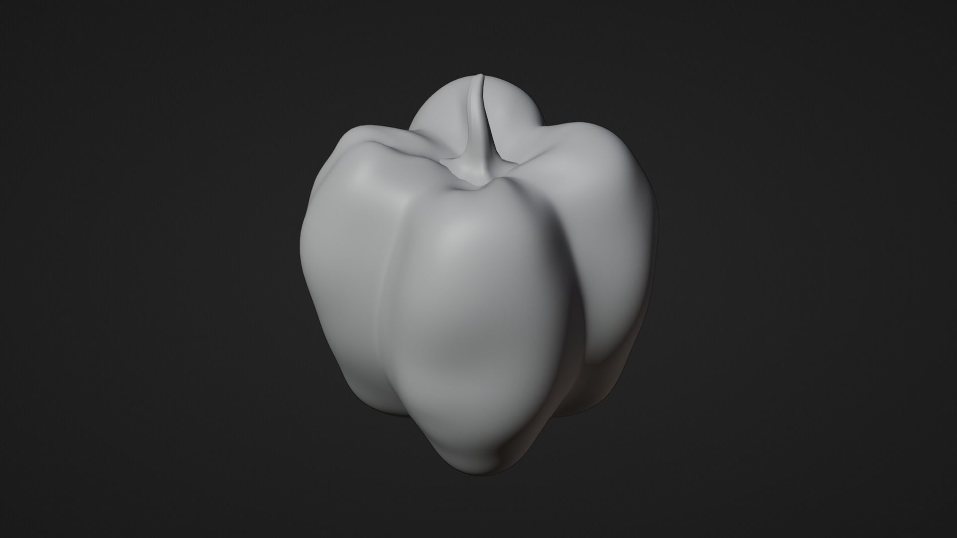 Red Bell Pepper 3D Model 3D model_3