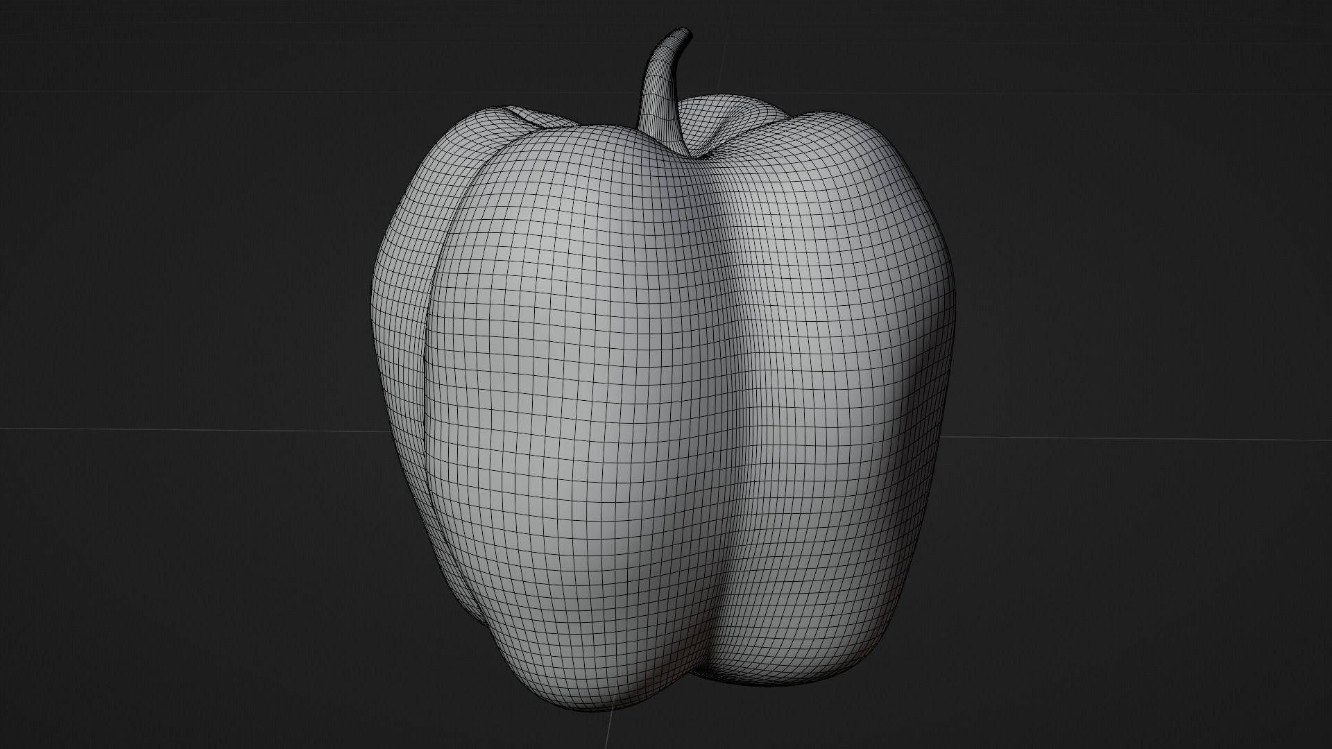 Red Bell Pepper 3D Model 3D model_4