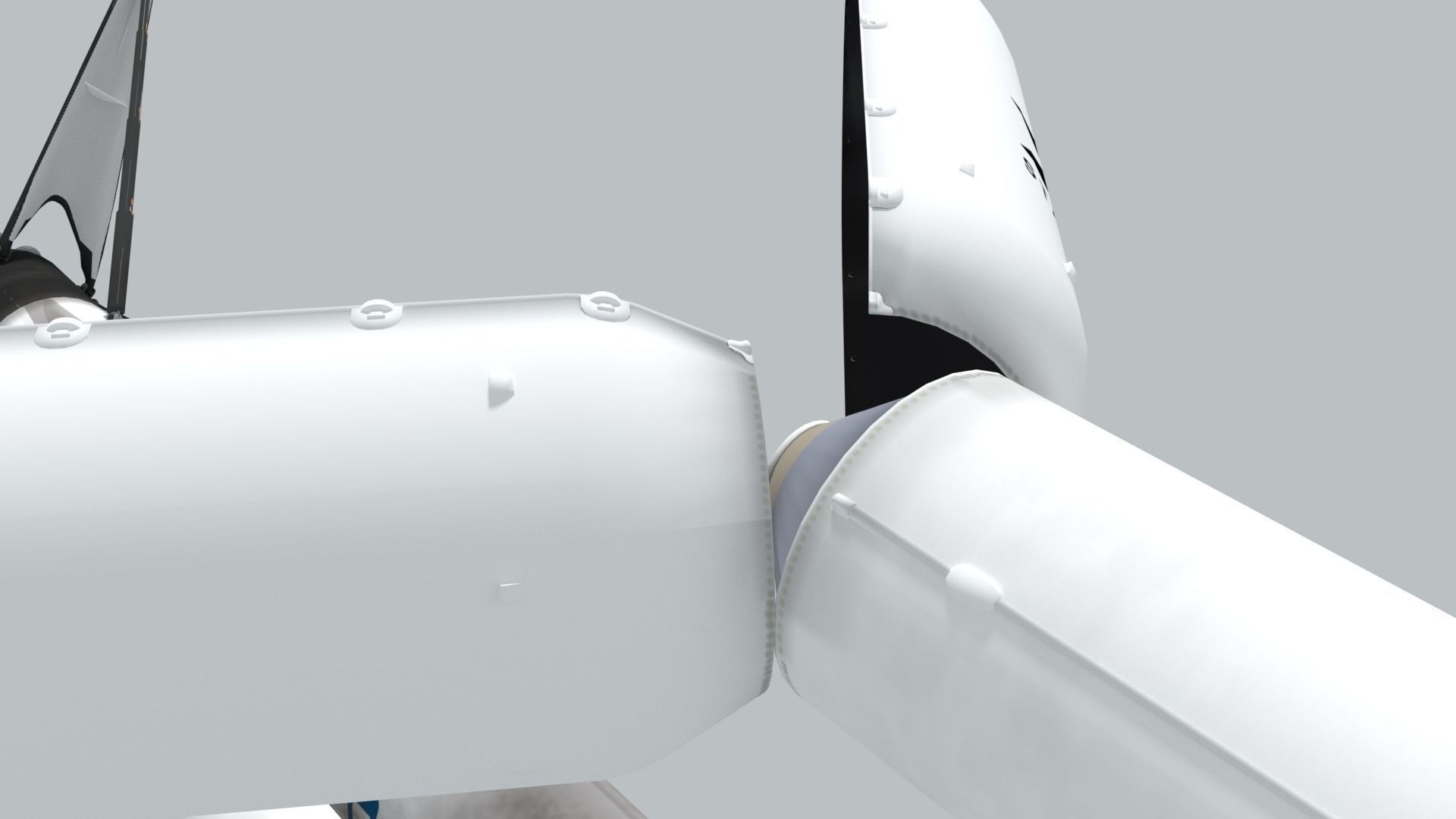 SpaceX Falcon 9 Rocket - Used and Unused 3D model_10