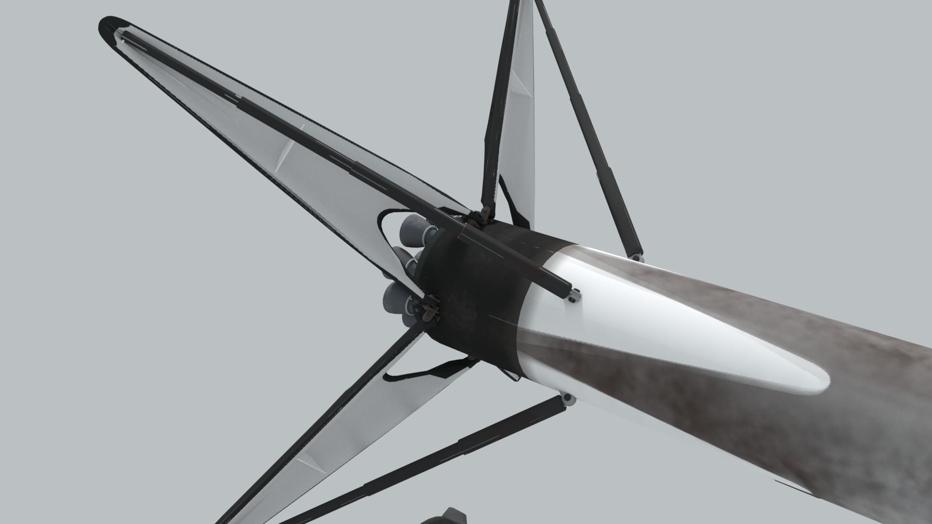 SpaceX Falcon 9 Rocket - Used and Unused 3D model_25