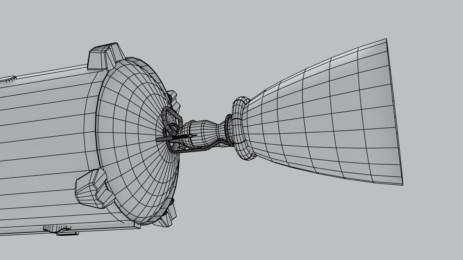 SpaceX Falcon 9 Rocket - Used and Unused 3D model_21