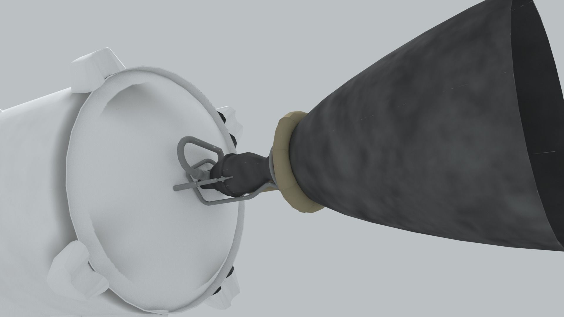 SpaceX Falcon 9 Rocket - Used and Unused 3D model_7