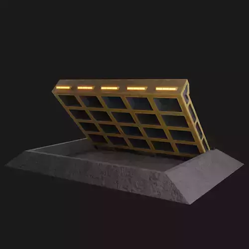 Jet Blast Deflector District 13 3D model
